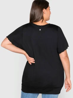 T-shirt manches chauve-souris affinantes