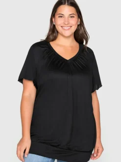 T-shirt manches chauve-souris affinantes