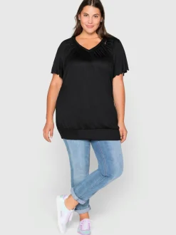 T-shirt manches chauve-souris affinantes
