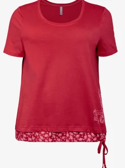 T-shirt à manches courtes aspect 2 en 1