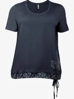 T-shirt à manches courtes aspect 2 en 1