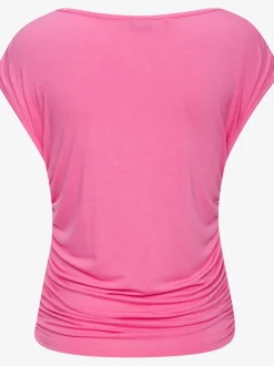 T-shirt à manches courtes avec col rond et en matière douce