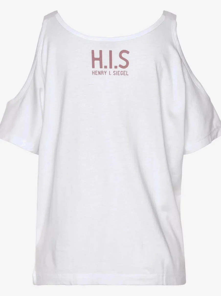 T-shirt à manches courtes avec encolure ronde et noué devant