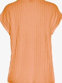 T-shirt à manches courtes avec encolure ronde et ourlet droit