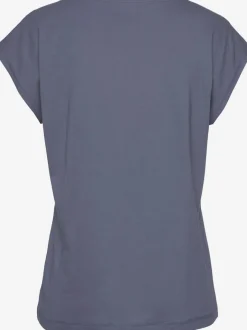 T-shirt à manches courtes avec inscription en jersey doux