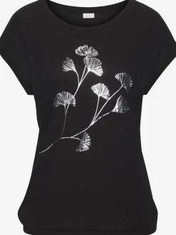T-shirt à manches courtes avec imprimé floral décontracté