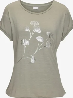 T-shirt à manches courtes avec imprimé floral décontracté