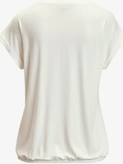 T-shirt à manches courtes avec imprimé floral et détails brillants