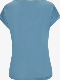 T-shirt à manches courtes avec imprimé cœur et taille élastiquée