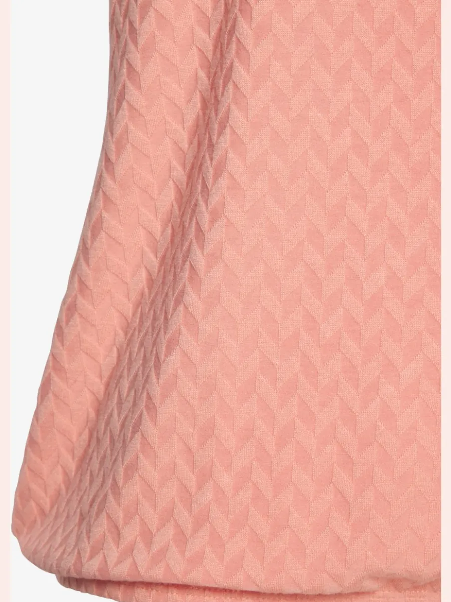 T-shirt à manches courtes avec motif jacquard en matière recyclée