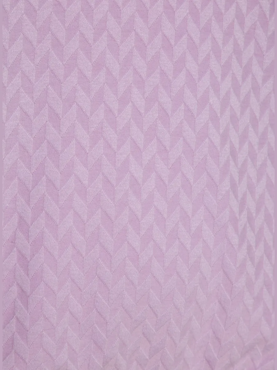 T-shirt à manches courtes avec motif jacquard en matière recyclée