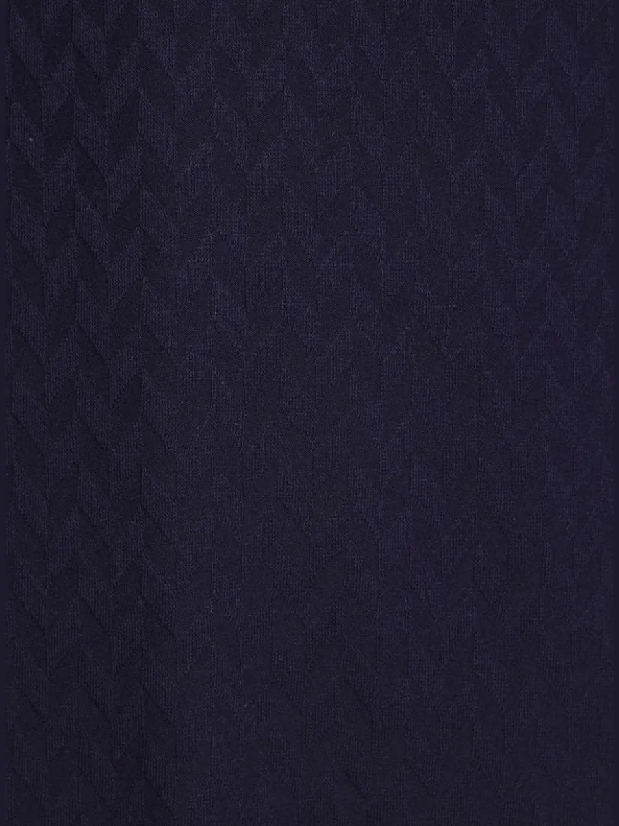 T-shirt à manches courtes avec motif jacquard en matière recyclée