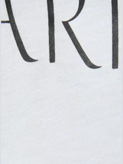 T-shirt à manches courtes encolure ronde avec motif Paris