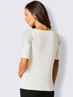 T-shirt à manches courtes en coton et lyocell doux