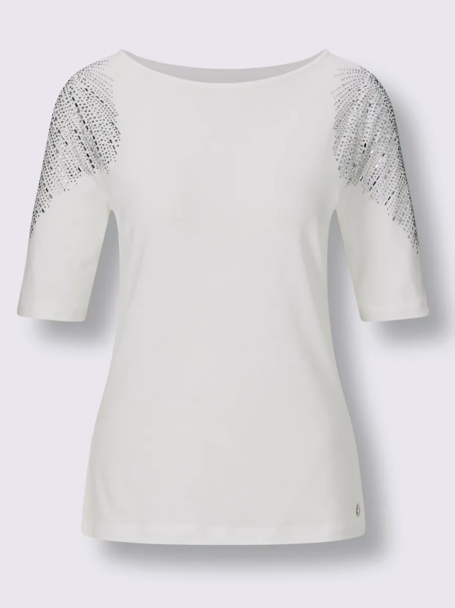 T-shirt à manches courtes en coton et lyocell doux