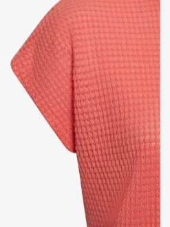 T-shirt à manches courtes en matière gaufrée légère