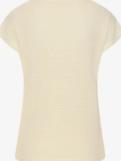 T-shirt à manches courtes en matière gaufrée légère