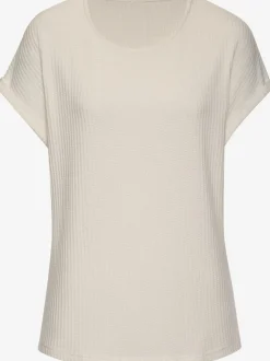 T-shirt à manches courtes en piqué ultra-douce avec coupe décontractée
