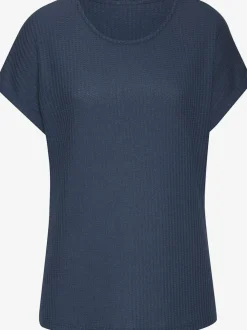 T-shirt à manches courtes en piqué ultra-douce avec coupe décontractée