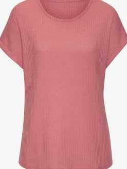 T-shirt à manches courtes en piqué ultra-doux avec revers fixe