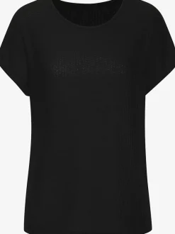 T-shirt à manches courtes en piqué ultra-doux avec revers fixe