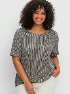 T-shirt à manches courtes imprimé minimaliste moderne