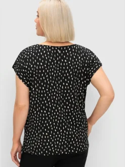 T-shirt à manches courtes mancherons
