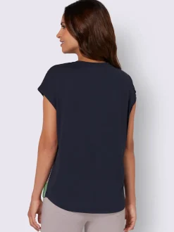 T-shirt à manches courtes motif graphique au style décontracté