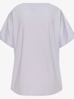 T-shirt à manches courtes pierres brillantes