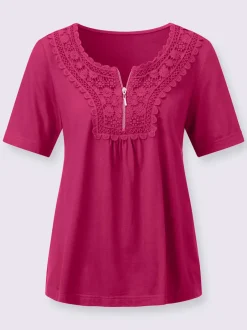 T-shirt à manches courtes superbe broderie