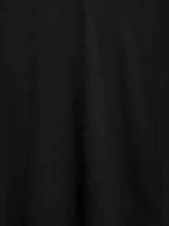 T-shirt à manches longues avec dentelle délicate à l'encolure en v