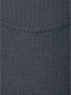 T-shirt manches longues avec effet piqué et coupe près du corps