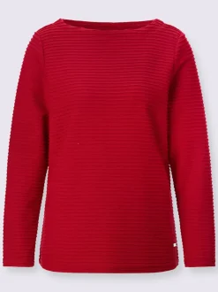T-shirt à manches longues jersey jacquard
