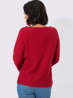 T-shirt à manches longues jersey jacquard