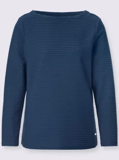 T-shirt à manches longues jersey jacquard