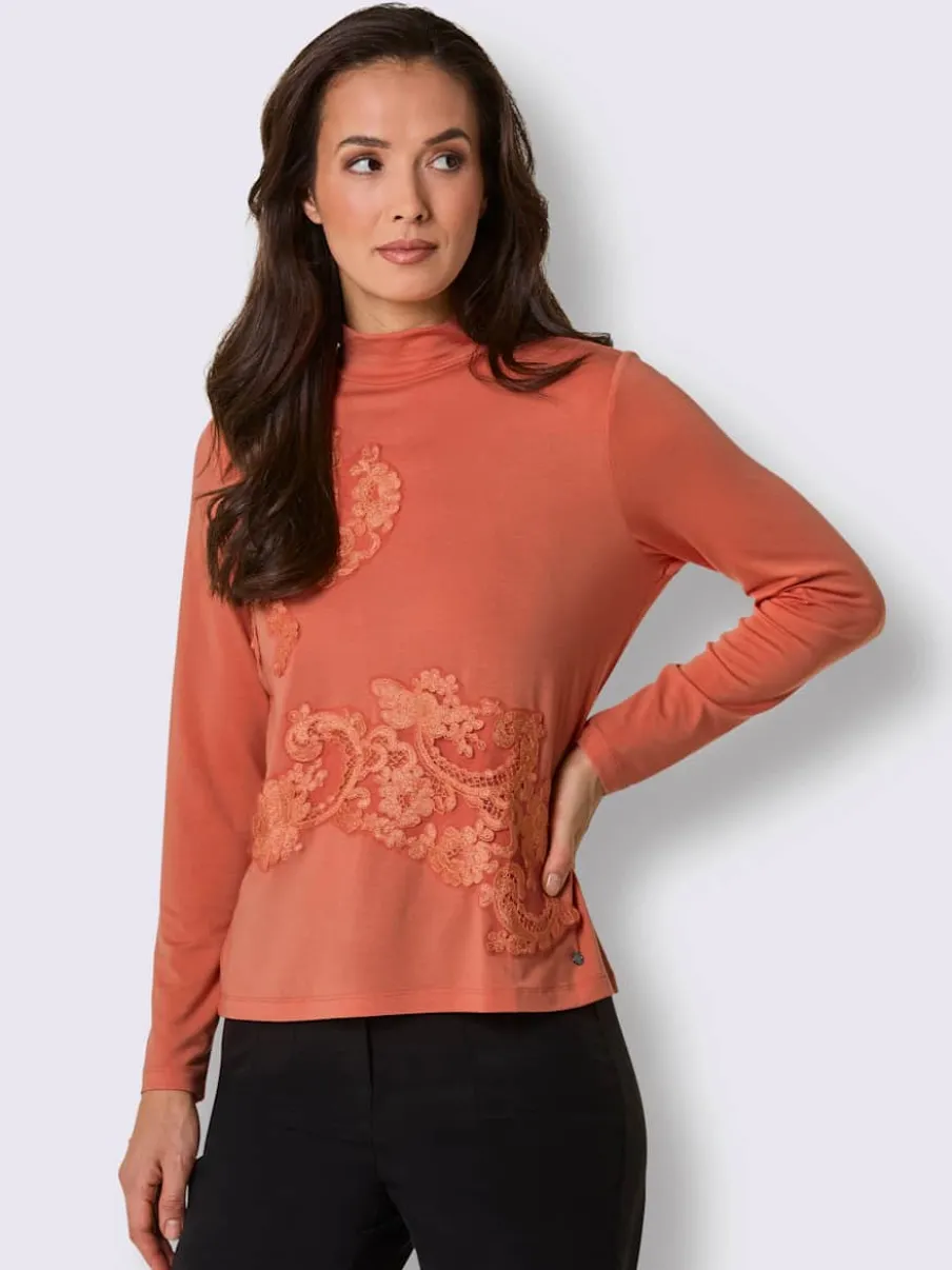 T-shirt à manches longues 96% lyocell (tencel)