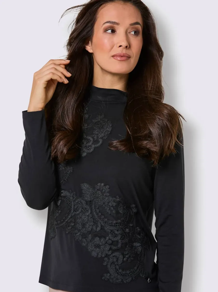T-shirt à manches longues 96% lyocell (tencel)