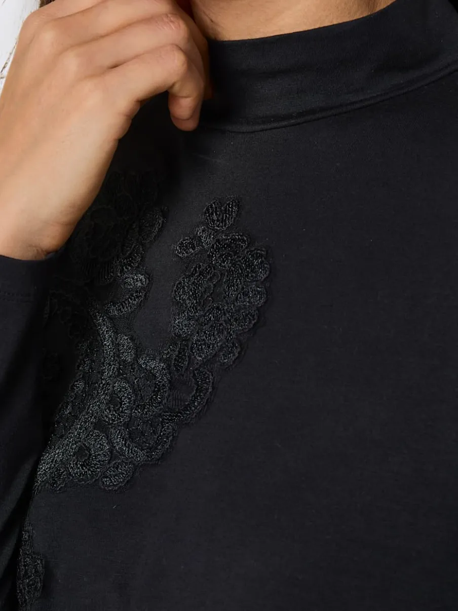 T-shirt à manches longues 96% lyocell (tencel)