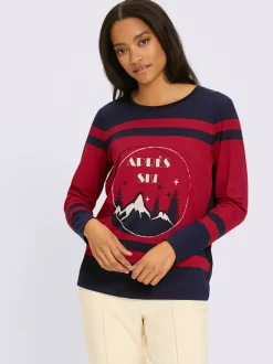 T-shirt à manches longues motif sportif