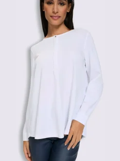 T-shirt à manches longues plis à l'arrière