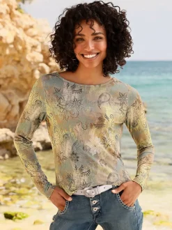 T-shirt à manches longues qualité viscose douce