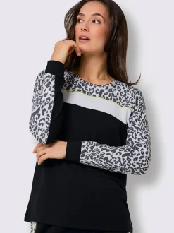 T-shirt à manches longues qualité sweat douce