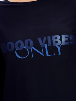 T-shirt à manches longues qualité maille imprimée