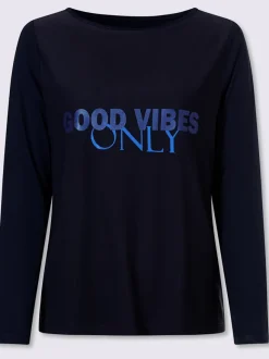T-shirt à manches longues qualité maille imprimée