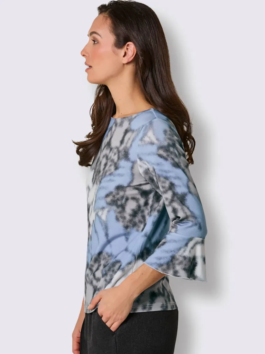 T-shirt à manches 3/4 96% lyocell (tencel)