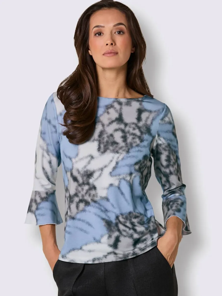 T-shirt à manches 3/4 96% lyocell (tencel)
