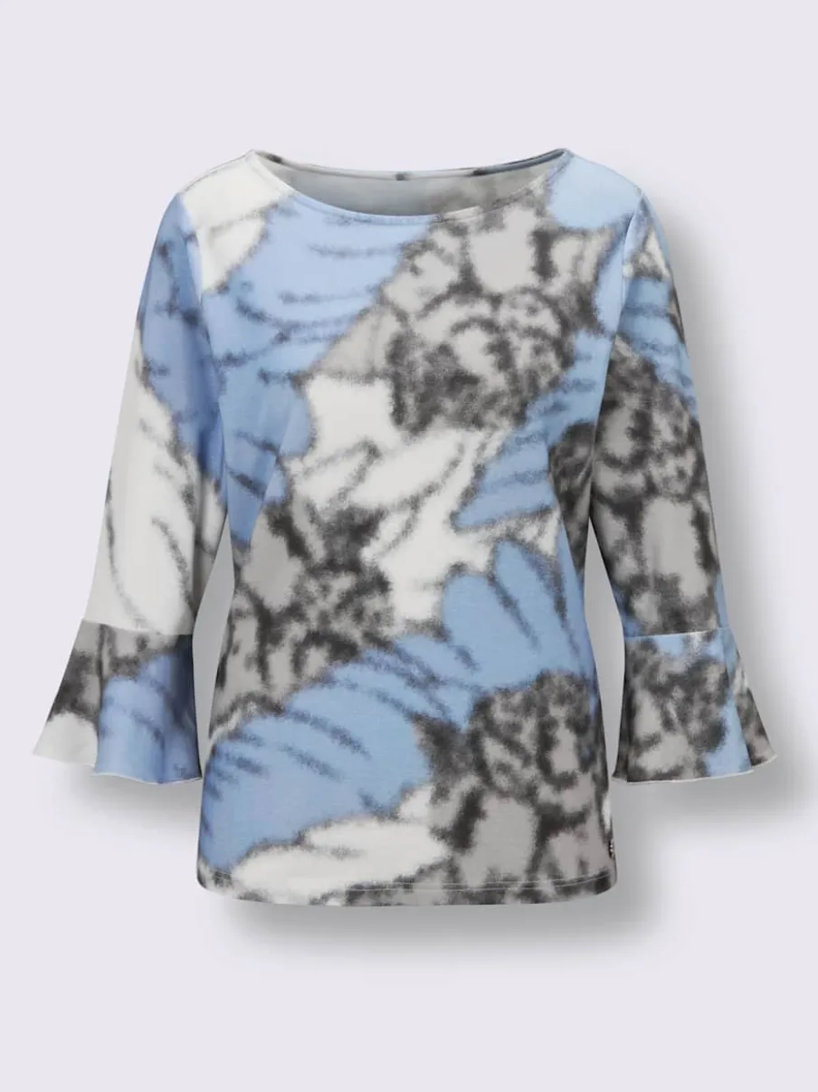 T-shirt à manches 3/4 96% lyocell (tencel)