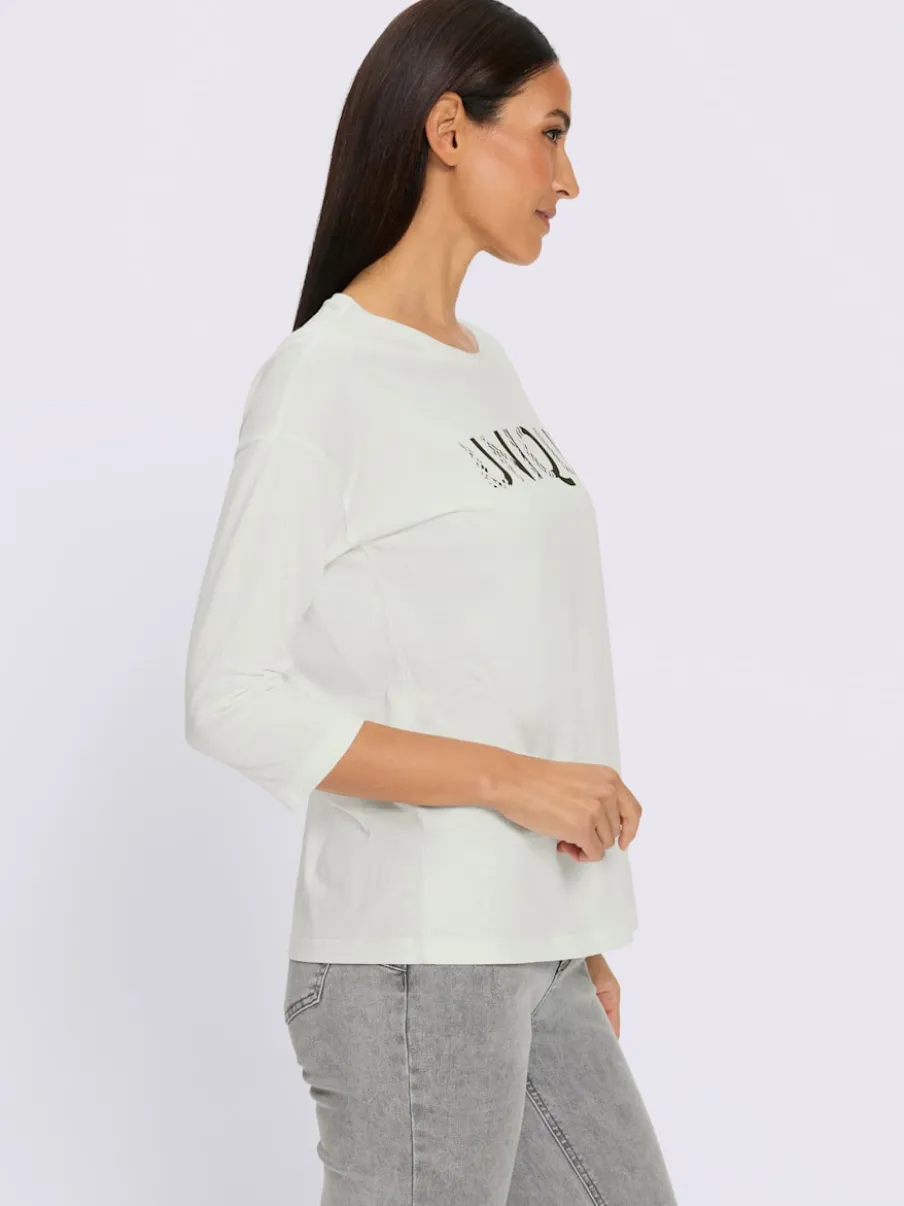T-shirt à manches 3/4 50% modal