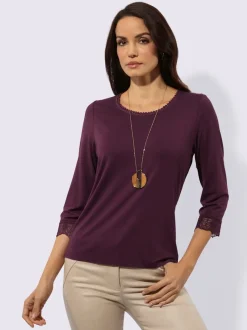 T-shirt à manches 3/4 modal (tencel)