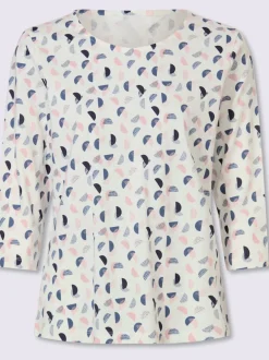 T-shirt à manches 3/4 pur coton